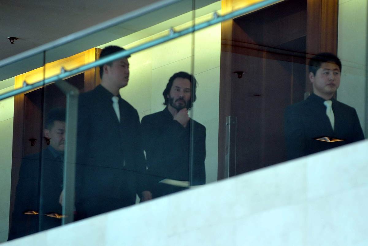 2013年04月20日,北京,基努·里维斯(keanu reeves)现身北京电影节.***