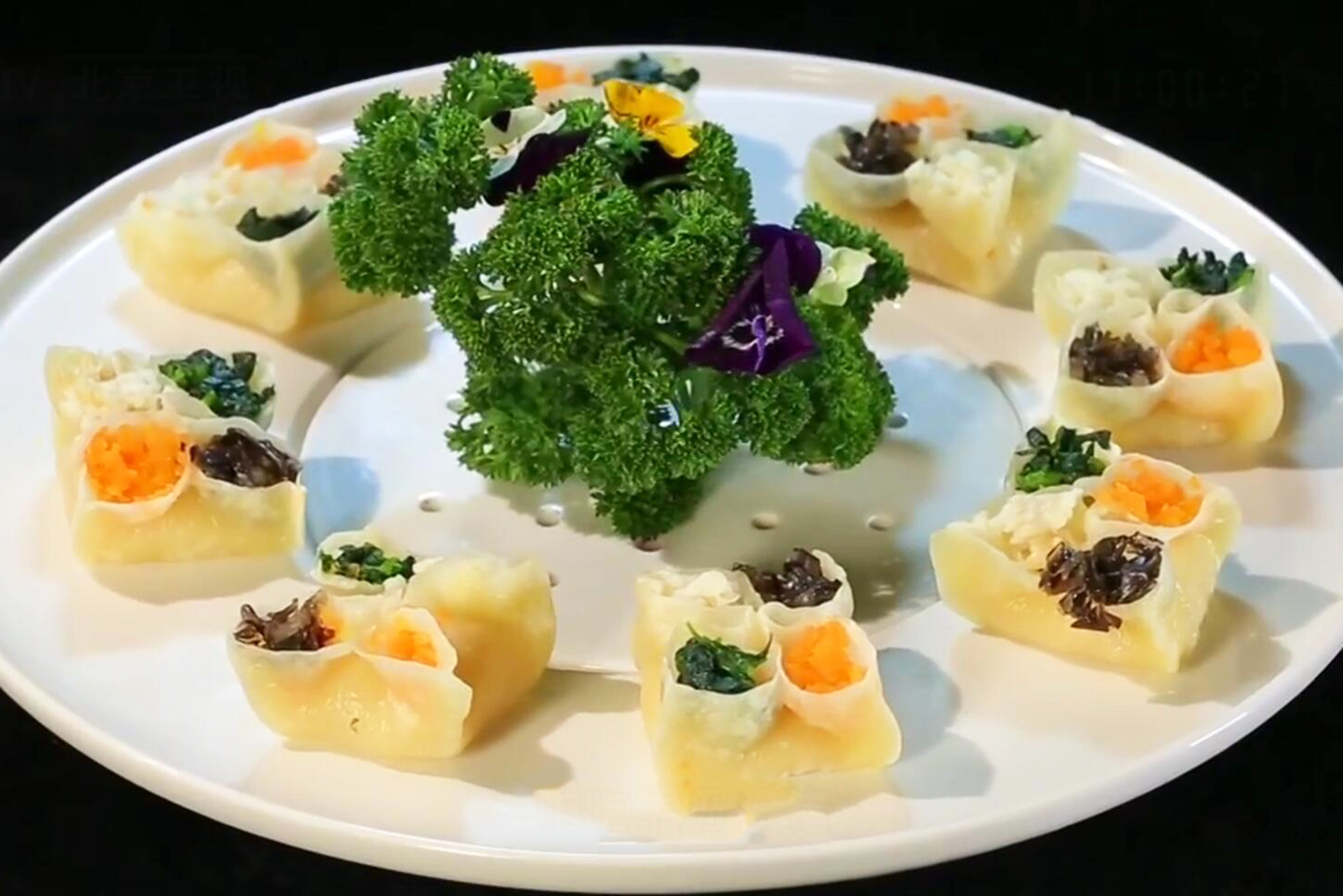 大厨教你做大名鼎鼎的“四喜饺子”,好看到让你舍不得吃