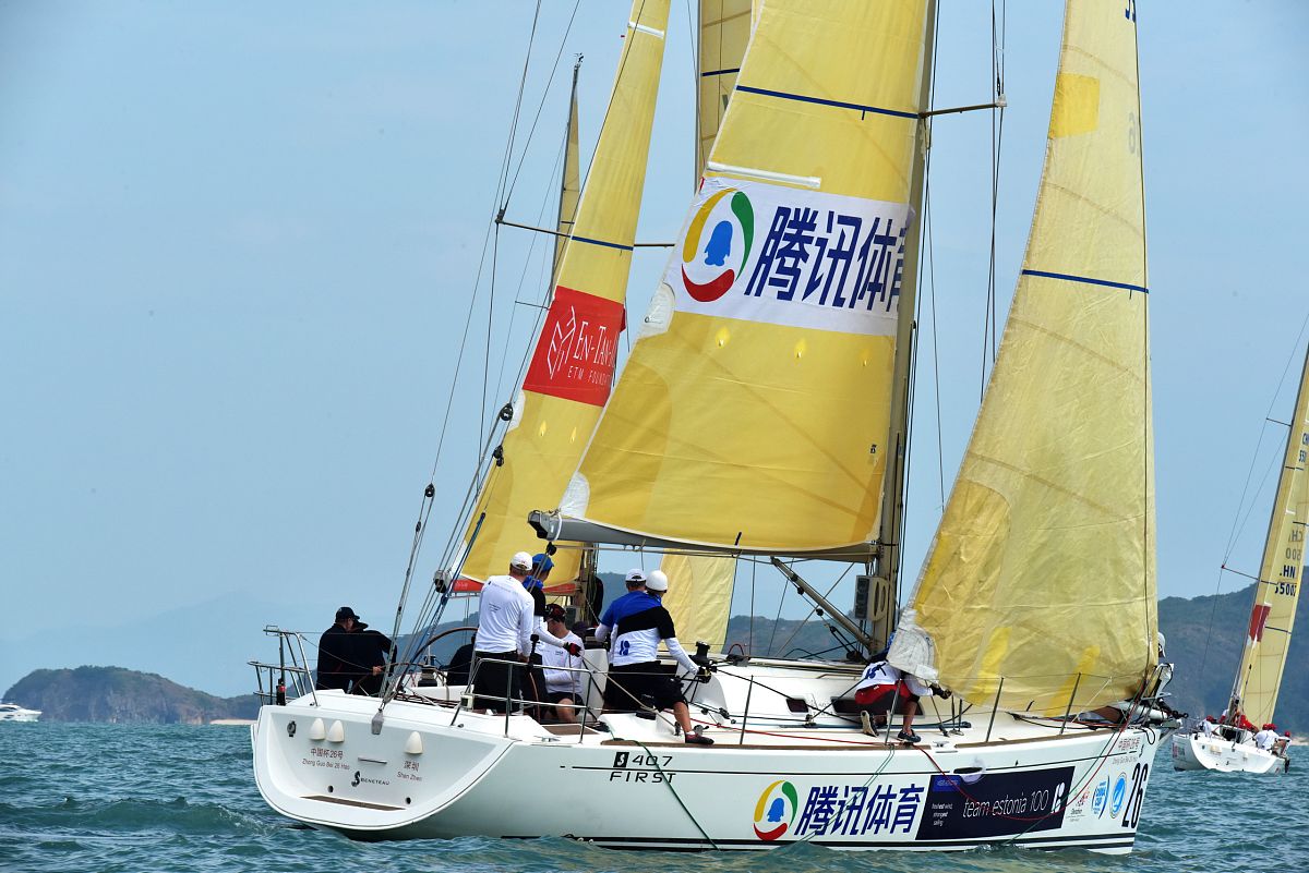 第12届中国杯帆船赛在深圳大鹏新区举行(如下载请务必署名: 李坚强/视