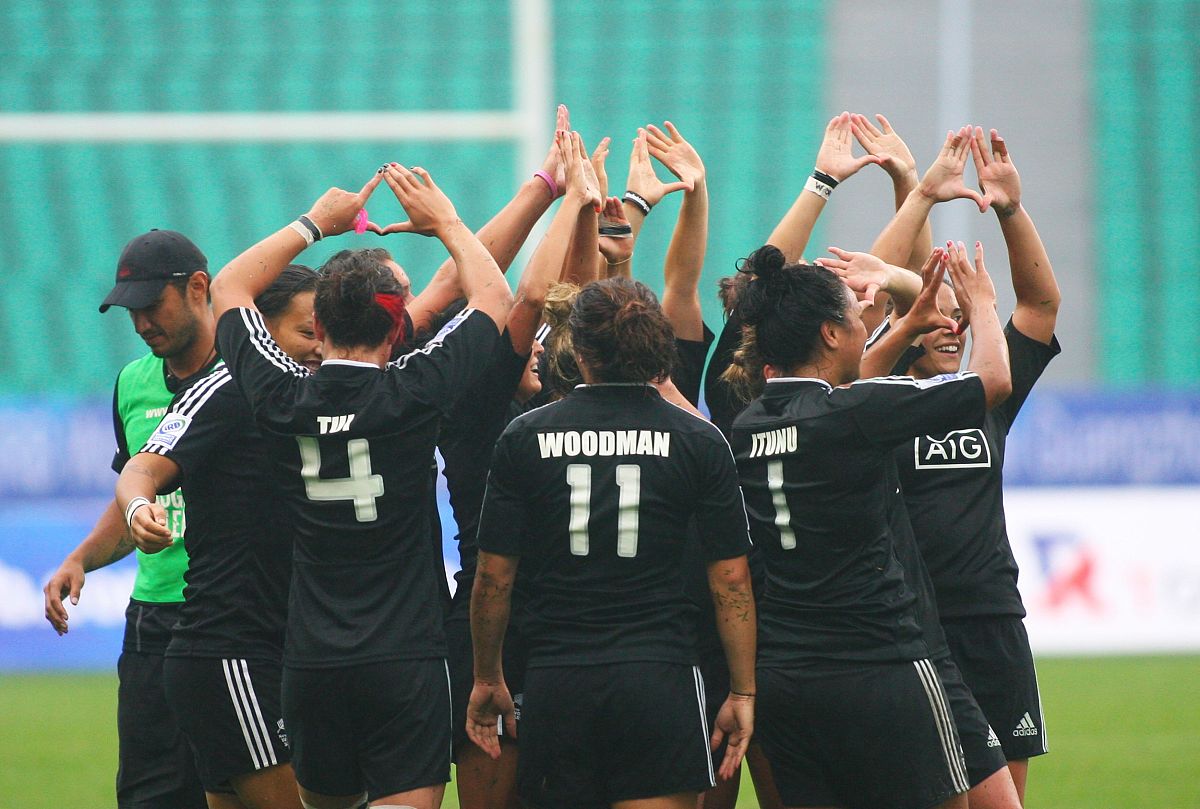 2013年3月31日,广州,2013世界女子七人制橄榄球赛,新西兰vs英格兰.新
