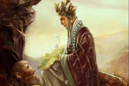 孙悟空被压五指山图片