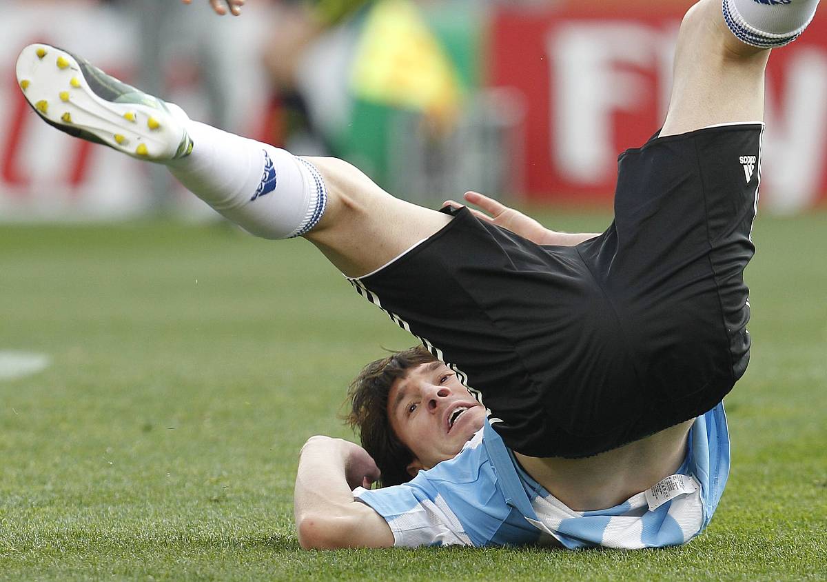 2010年6月12日,南非约翰内斯堡,2010世界杯b组小组赛,阿根廷vs尼日利