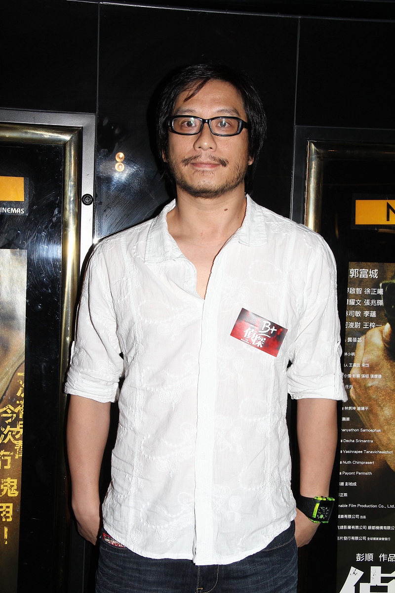 2011年5月12日,香港,为<strong>电影</strong>《b+侦探》谢票活动.