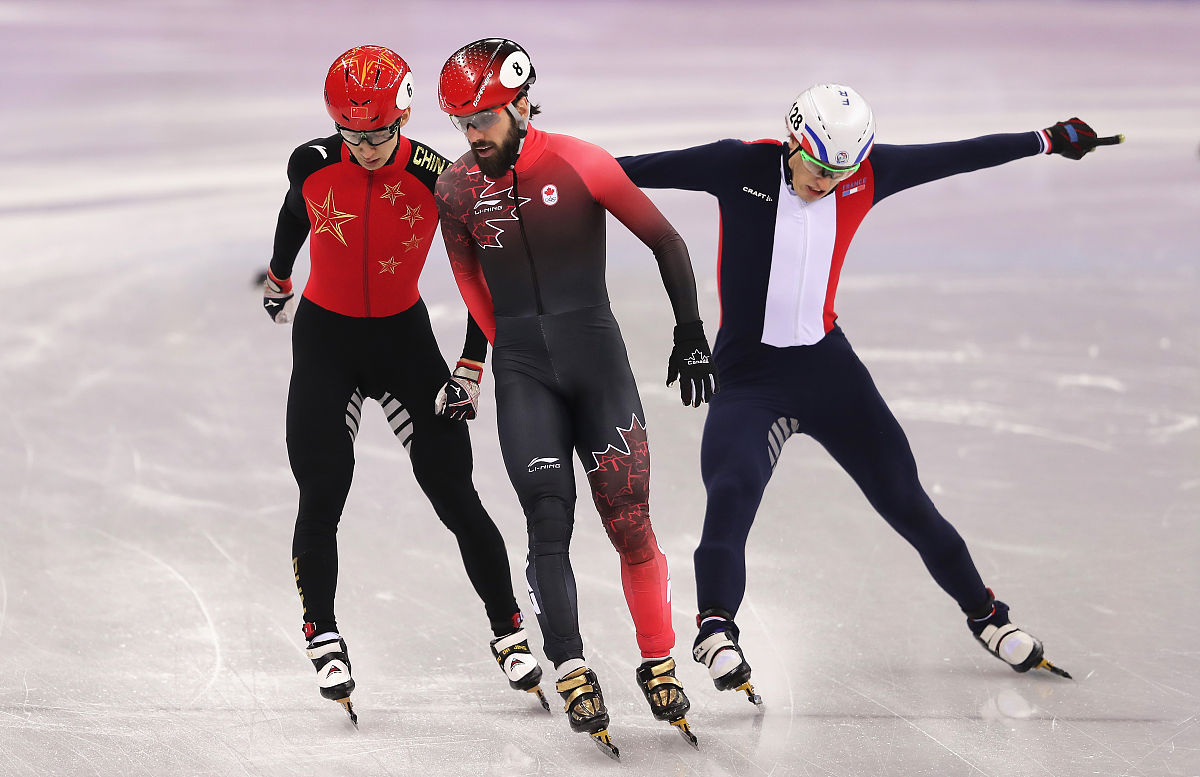 2018年2月13日,韩国,2018平昌冬奥会短道速滑男子1000米预赛赛况.gang