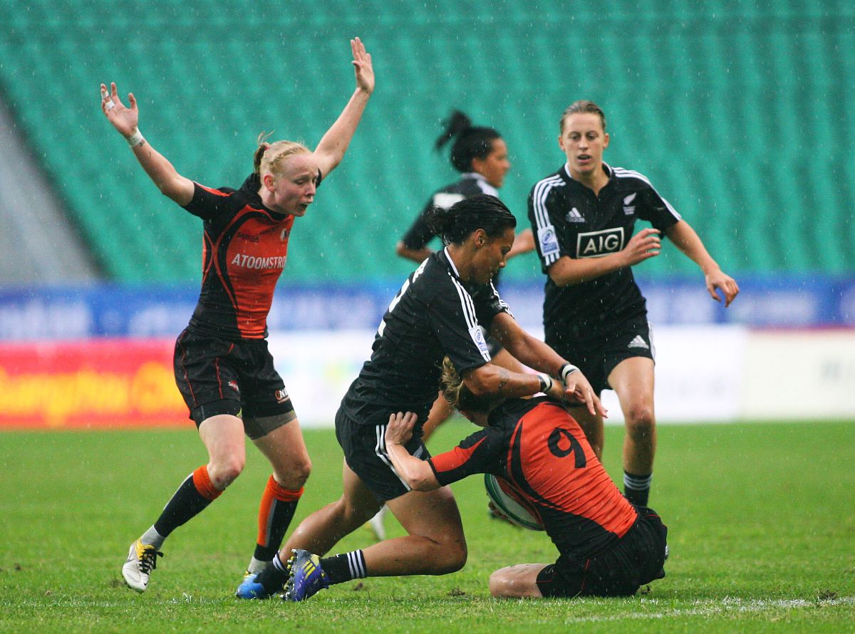 2013年3月30日,广州,2013世界女子七人制橄榄球赛,新西兰20-5荷兰.***