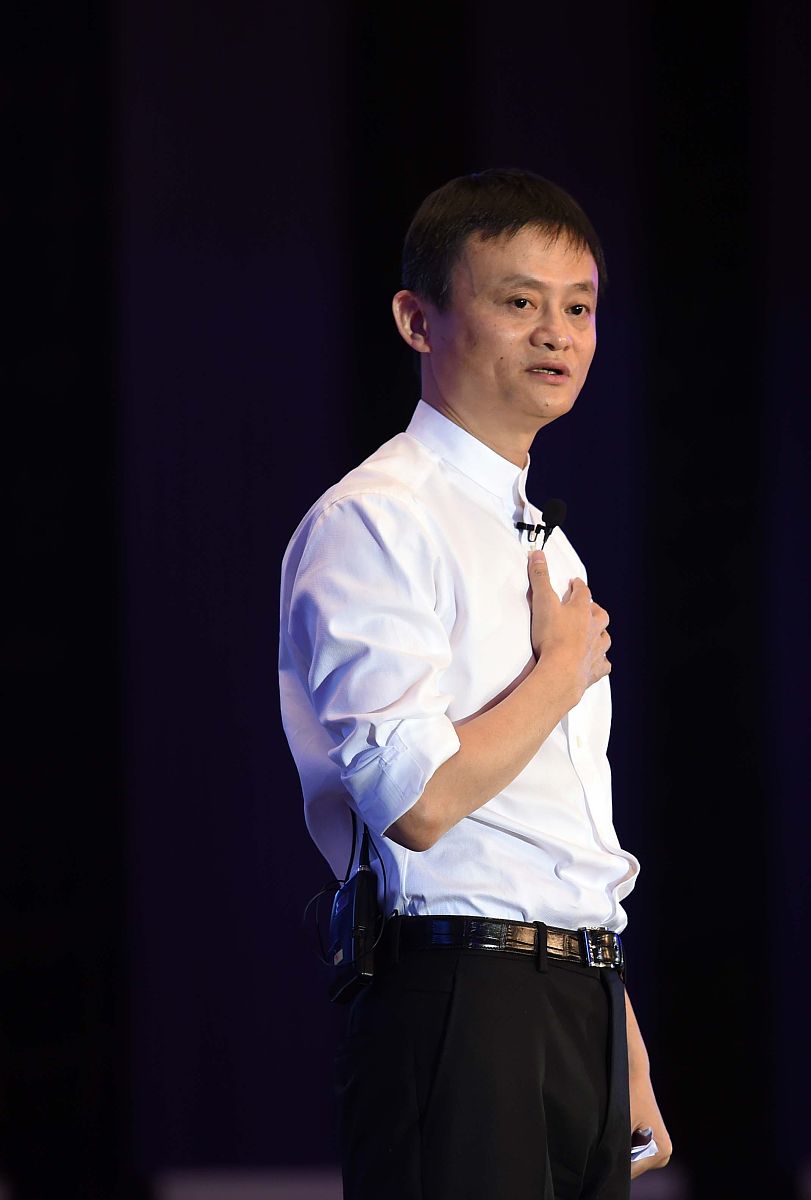 2015年5月20日,全球女性创业者大会在杭州举办,马云演讲.