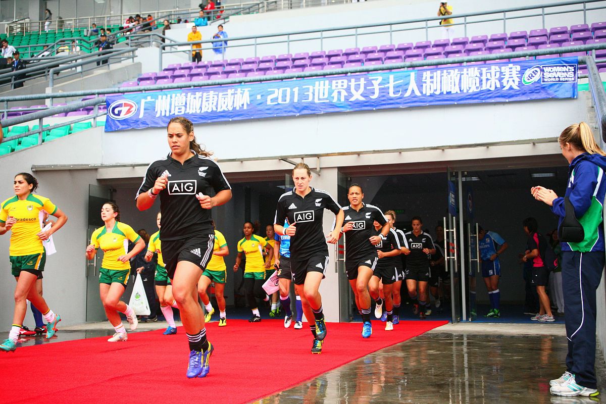 2013年3月30日,广州,2013世界女子七人制橄榄球赛,新西兰29-0巴西.***