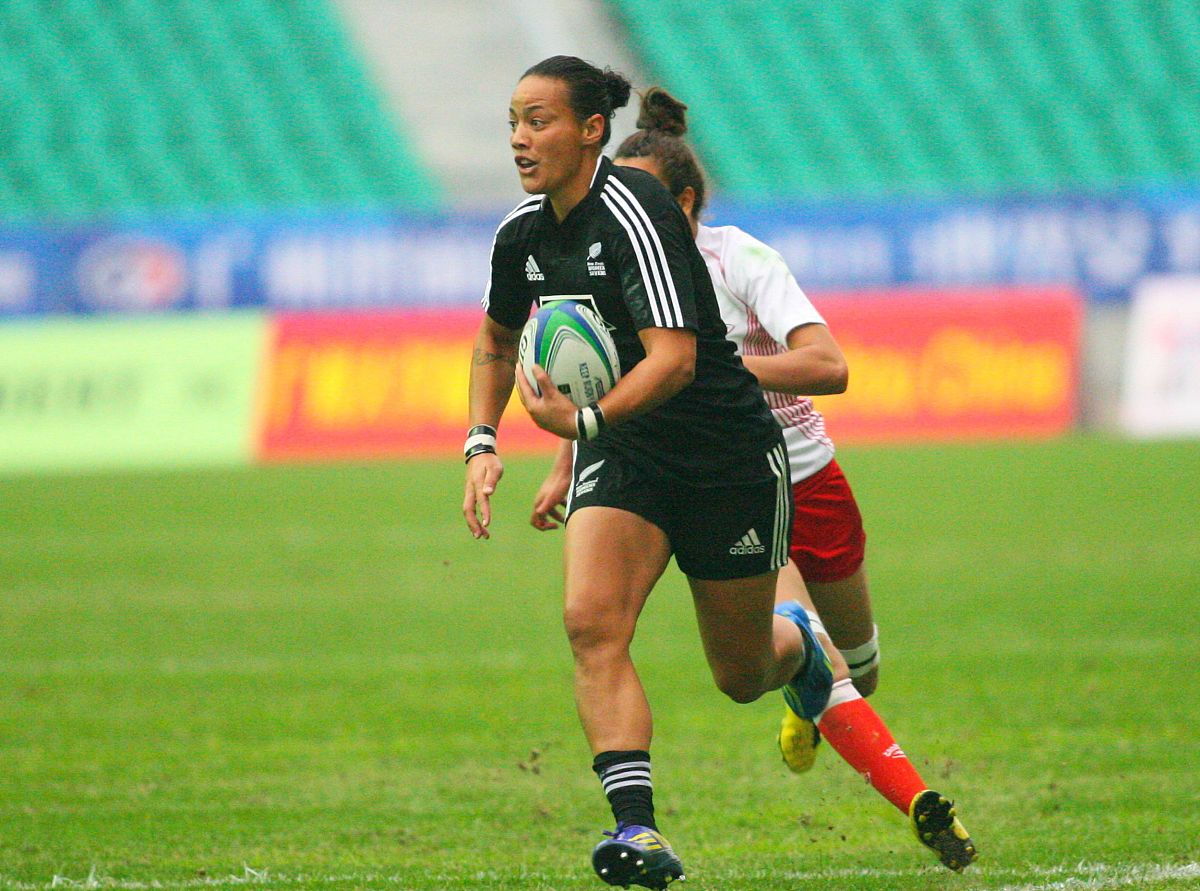 2013年3月30日,广州,2013世界女子七人制橄榄球赛,新西兰vs突尼斯.***