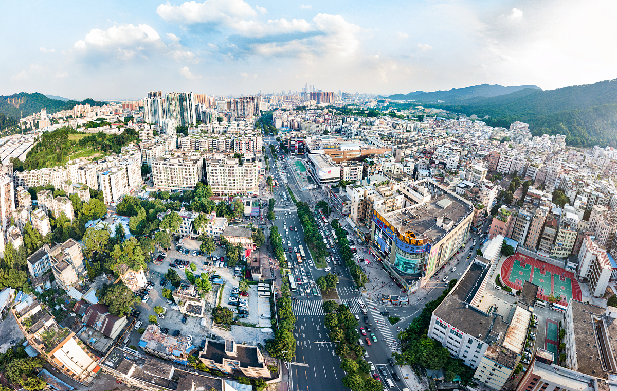 ***_***2018年6月28日,航拍广州市白云区同和街道.
