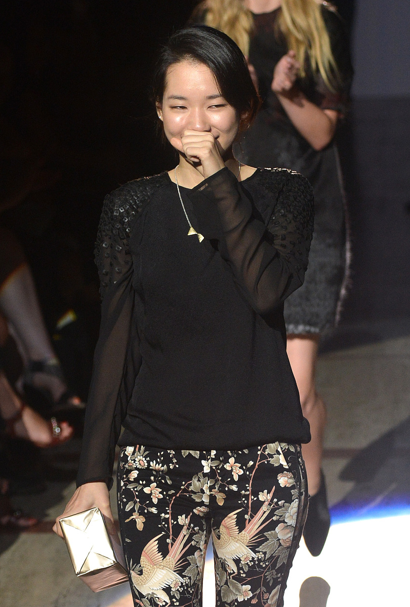 2012年9月9日讯,纽约,当地时间9月8日,2013纽约时装周(春夏):elle fas