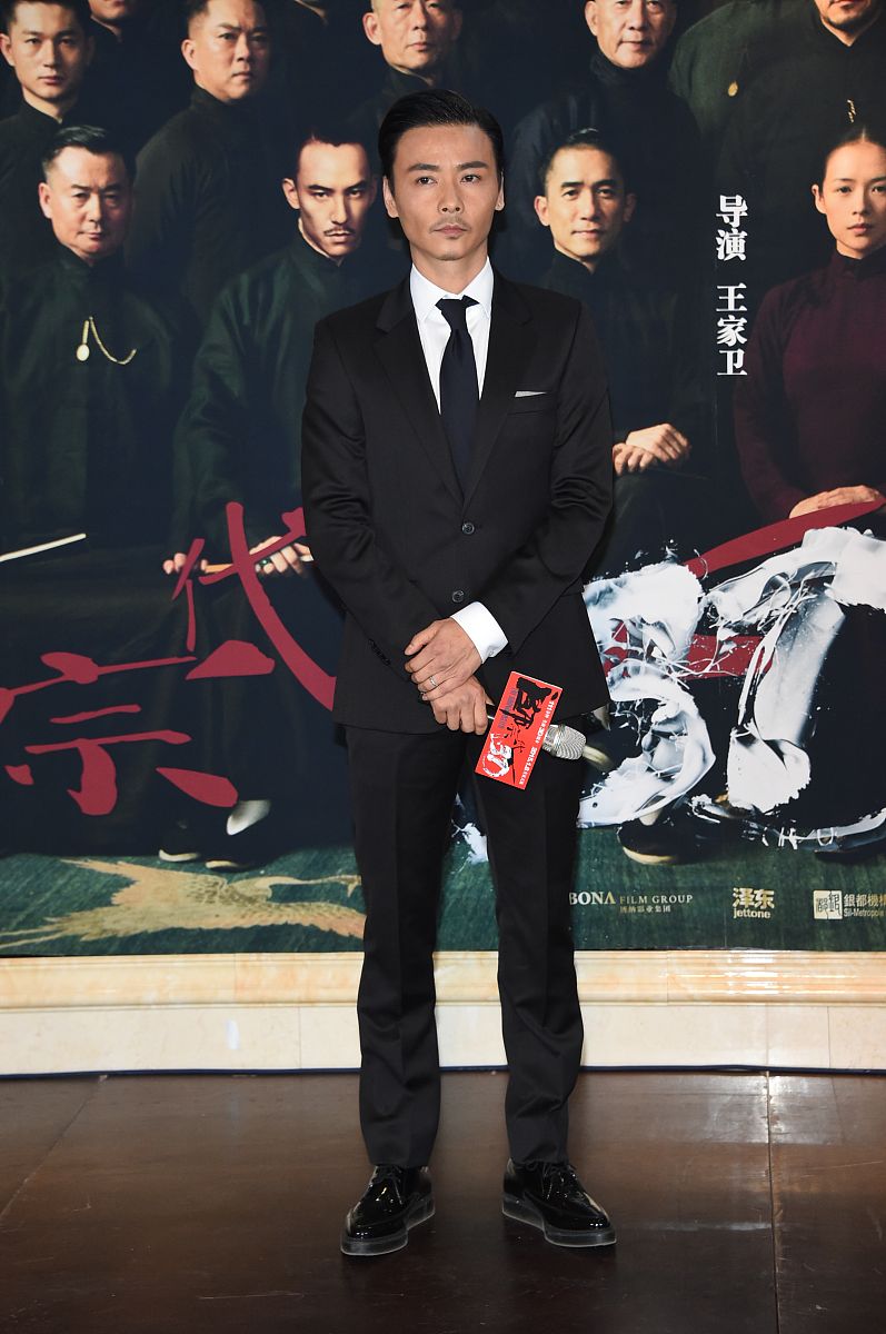 2015年01月05日,北京,电影《一代宗师3d》首映红毯.张晋