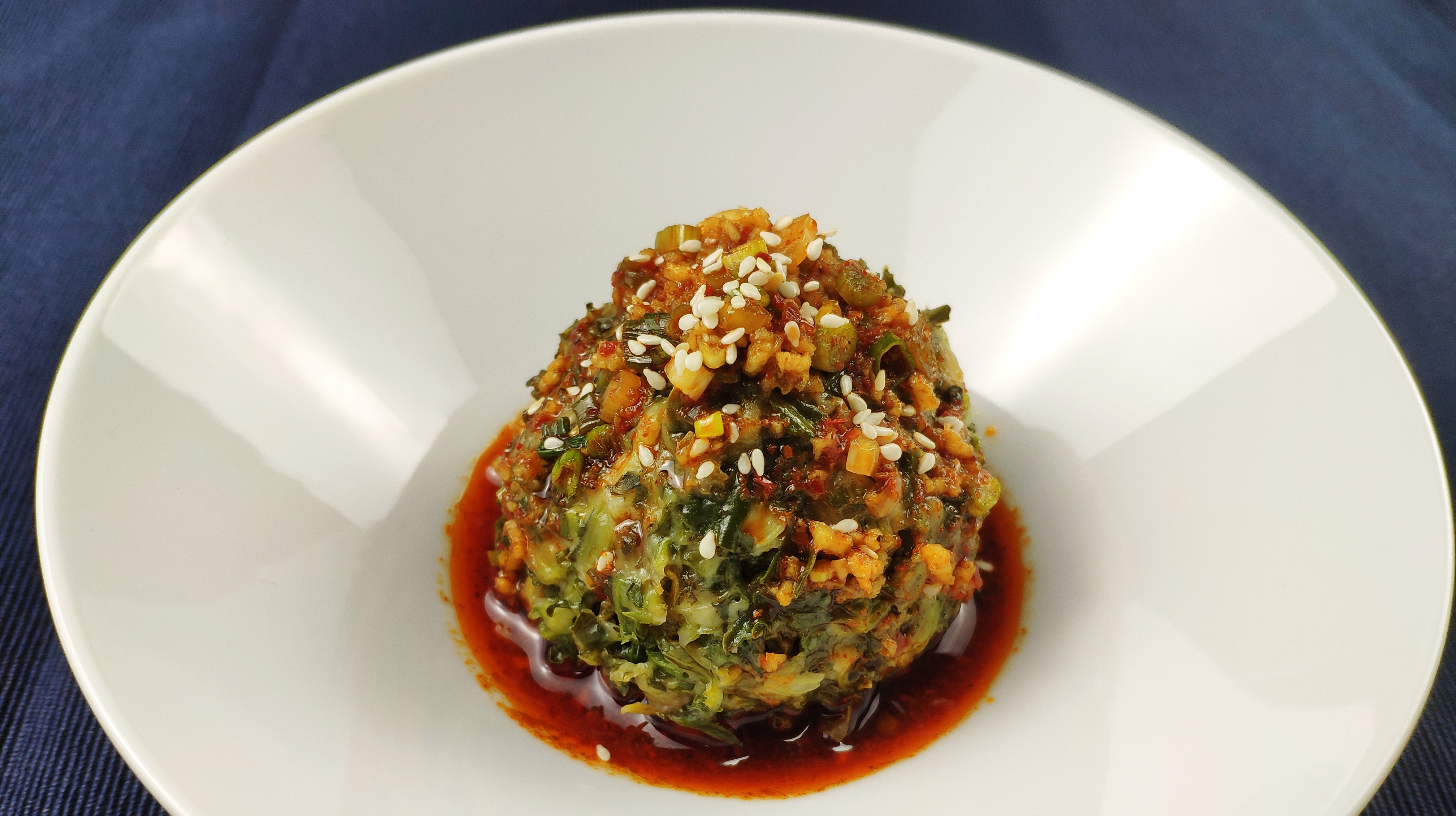 蒸荠菜团子,当季新鲜的野菜做成菜馒头,吃素更健康