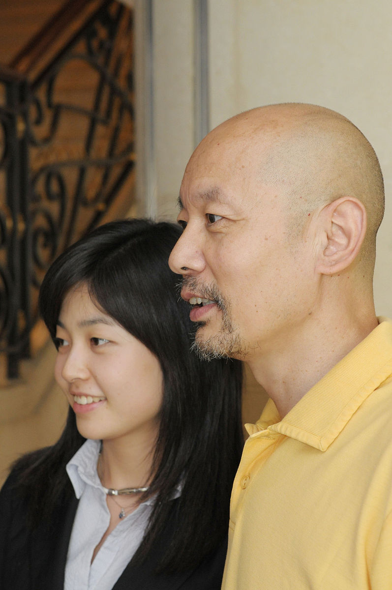 2009年7月1日,北京,电影《气喘吁吁》海报揭幕及官网启动仪式正式举办