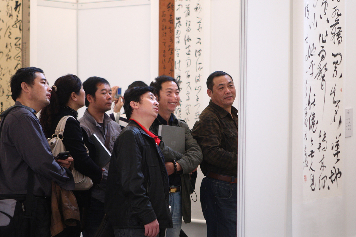 ***_***2011年11月3日,全国第十届书法篆刻作品展览在上海展览中心拉