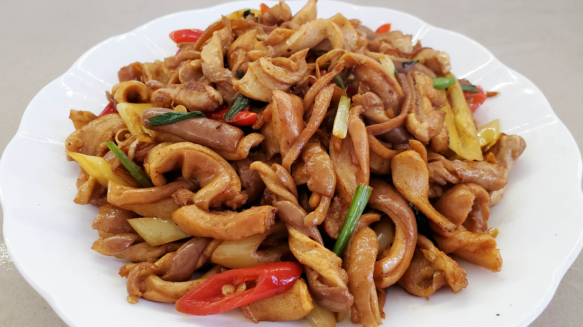 客家人教你猪肚最好吃的做法，酸辣脆口，香喷扑鼻，超级下饭