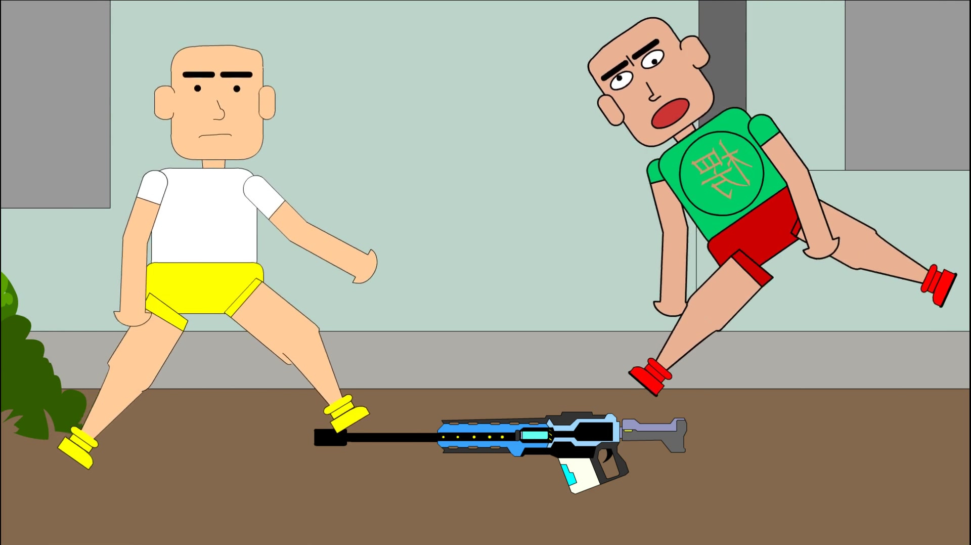 吃鸡搞笑动画:一把狙在手,连杀两人有没有?楞子实力坑队友