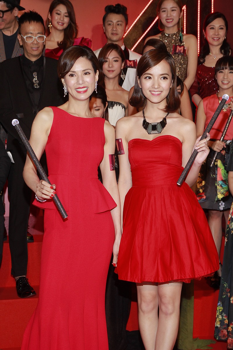 2014年4月19日,香港,无线剧集《女人俱乐部》的m club首映会.***_***
