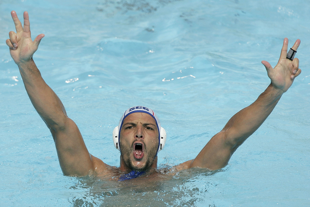 montreal - july 30:  danilo ikodinovic #6 of serbia and monteneg