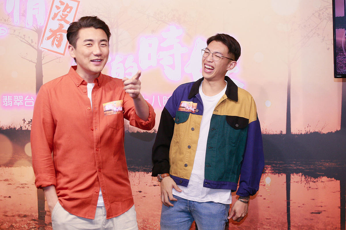2018年7月31日,香港,《爱情没有来的时候》记者会.洪永城,林师杰
