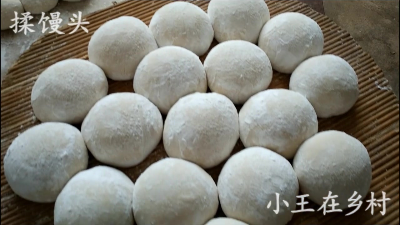农村老家纯手工馒头,不回缩,不塌陷,柔软劲道,窍门全在这里