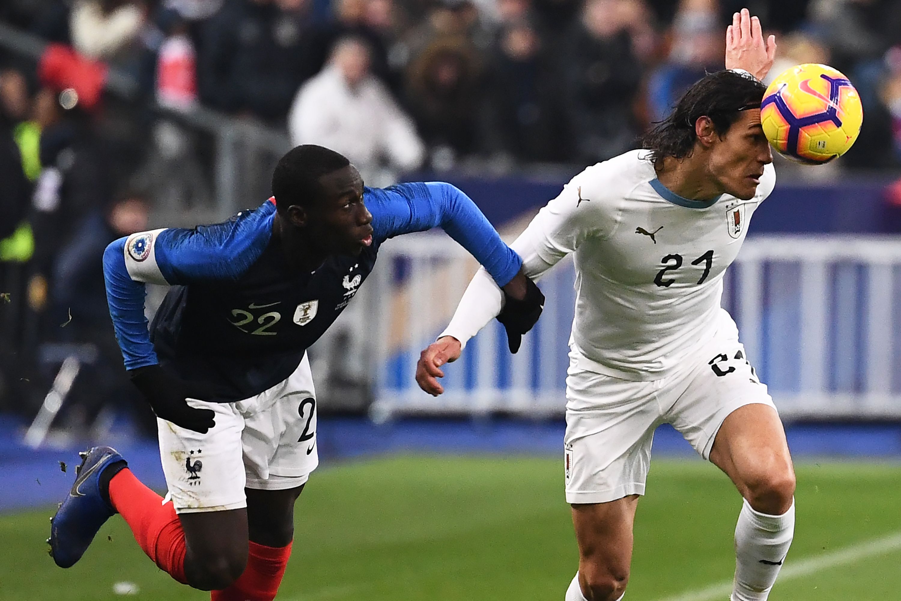 足球--友谊赛:法国胜乌拉圭