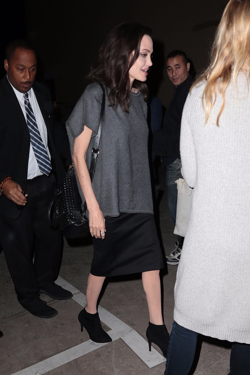 13日,洛杉矶,安吉丽娜·朱莉(angelina jolie )前去出席<strong>电影</strong>宣传活动
