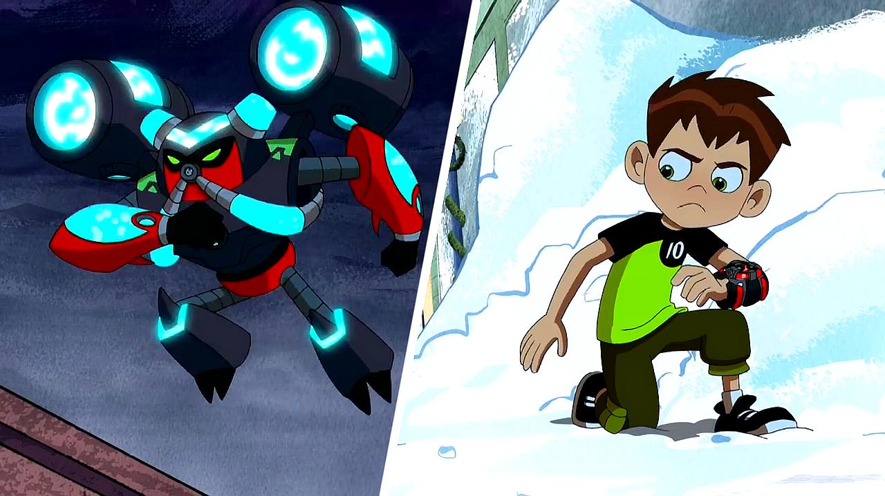 [图]Ben10再显神威:赶走坏天气,阻止三个机器人的计划!