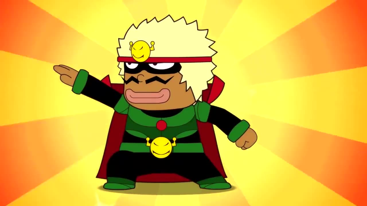 开心宝贝:大大怪为了让分身见识他的厉害,他派出了牛怪被他打败