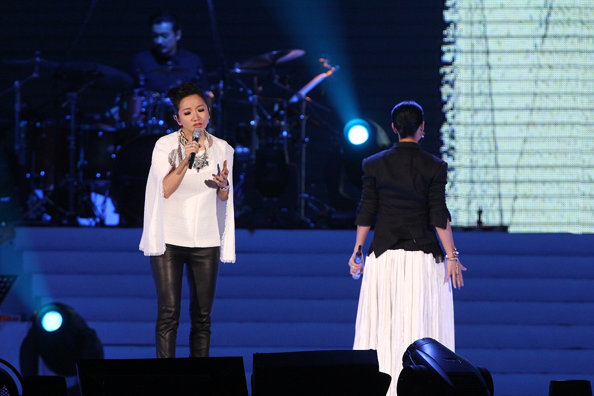 2014年4月20日,台北,project wao 女生团结音乐节.***_***那英 陶晶莹