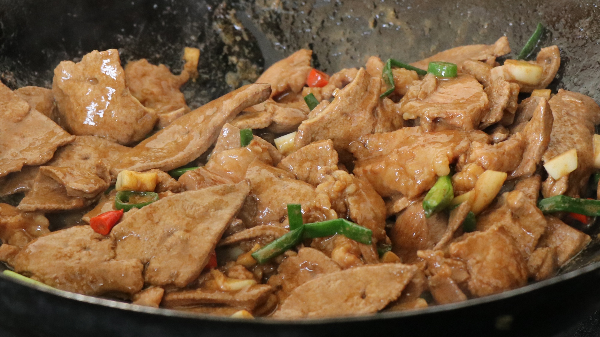 猪肝瘦肉简单好吃的做法,鲜嫩爽滑,从小吃到大,百吃不厌