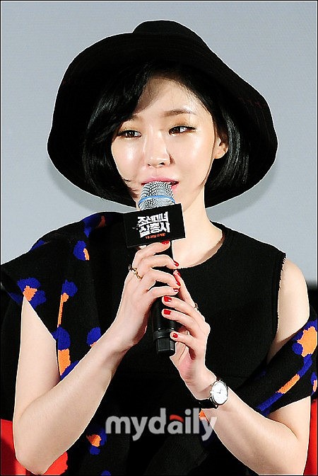 2014年1月2日,韩国首尔,电影《朝鲜美女三剑客》制作发表会.***_***ga