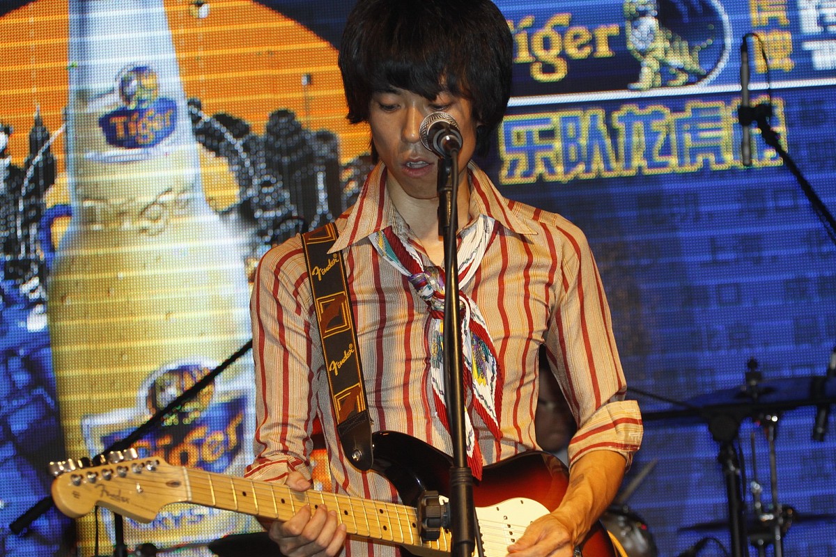 2011年7月31日,北京,由某牌子啤酒主办的"虎啤跨艺界乐队龙虎榜"第二