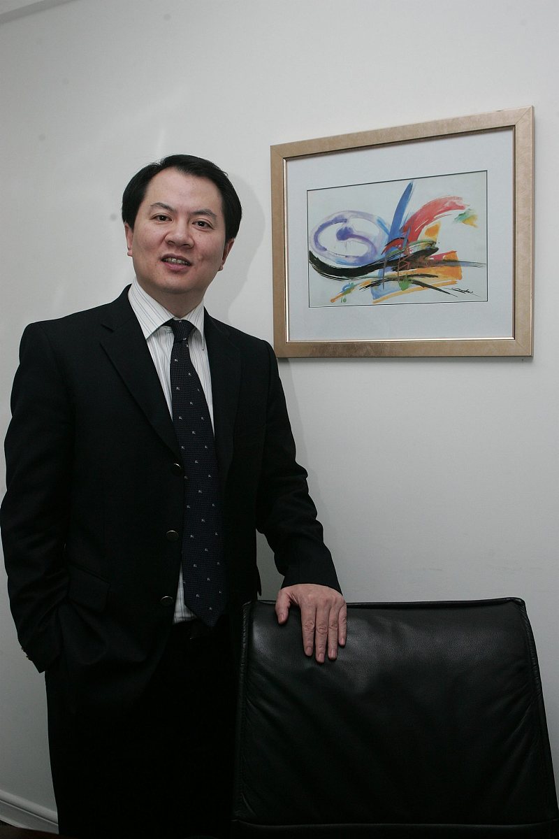 2006年11月17日,上海,如家酒店连锁ceo孙坚.