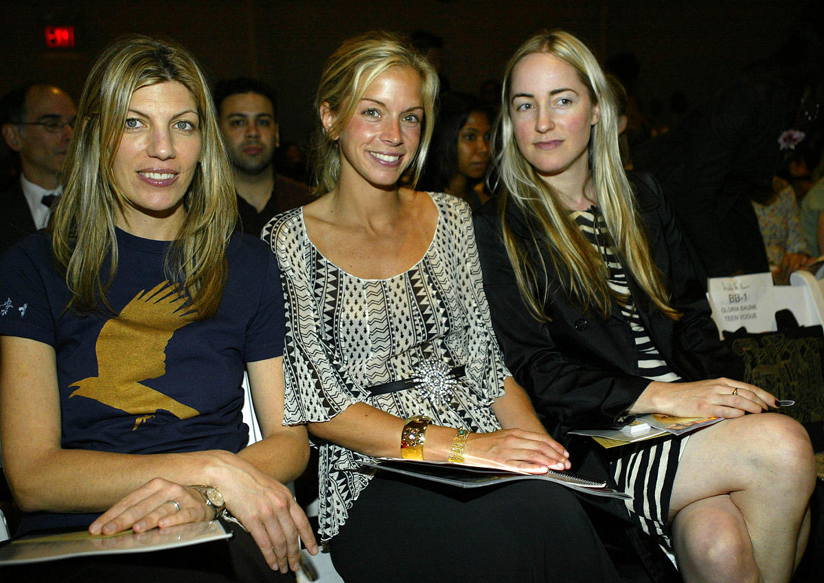 new york - september 9:  (<strong>l</strong>-r) vogue's virginia smith, senior