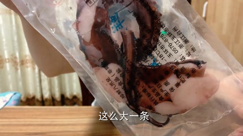 试吃比手大的“章鱼足”水煮以后还膨胀了?