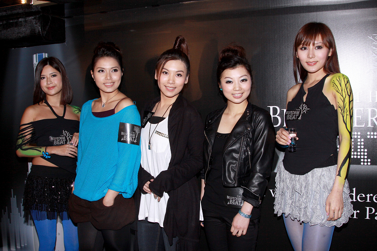 2010年4月29日,香港,某洋酒品牌举办派对.***_***+++_+++洋酒,派对