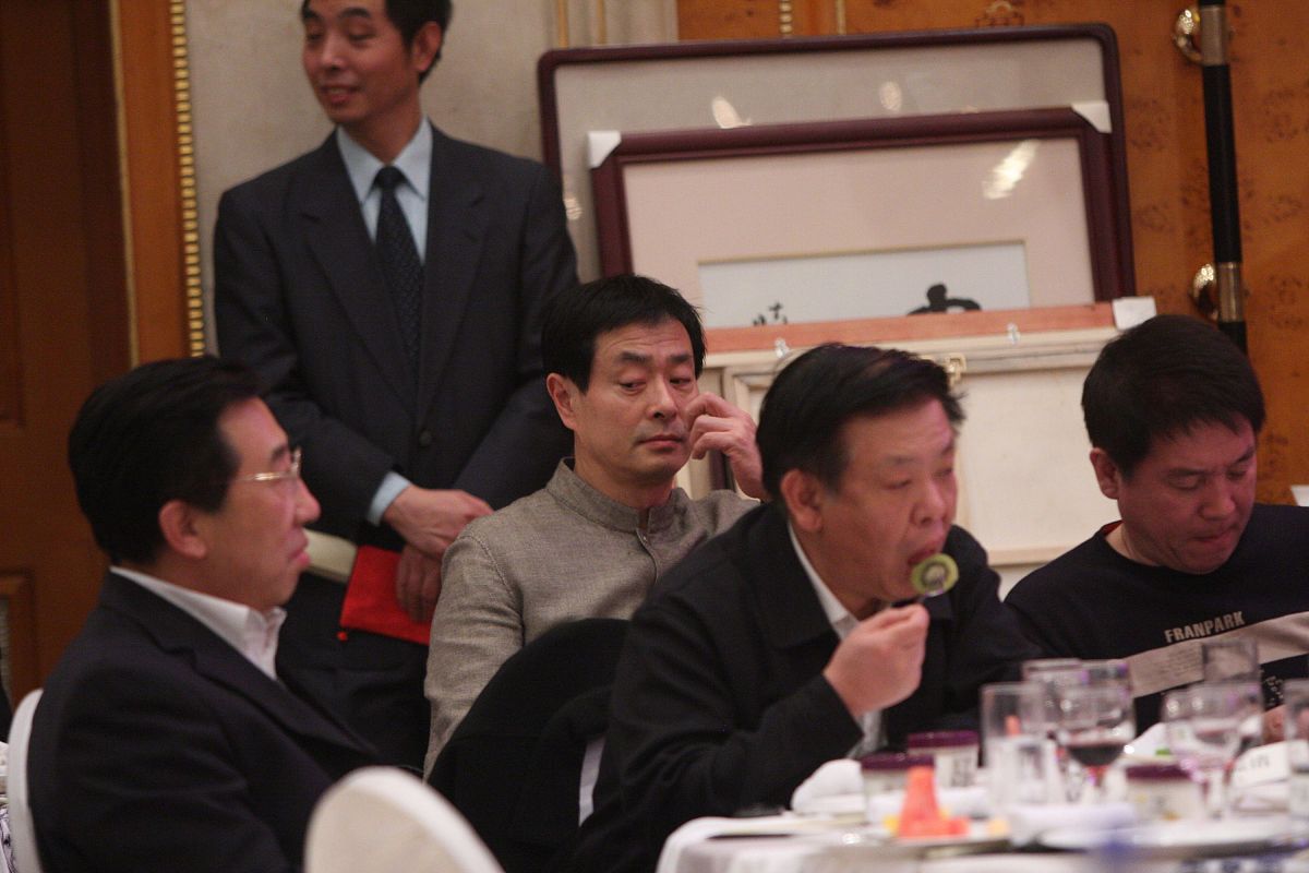 2011年1月19日,北京,亚洲第一位拥有劳斯莱斯的大富翁李晓华在昆仑饭