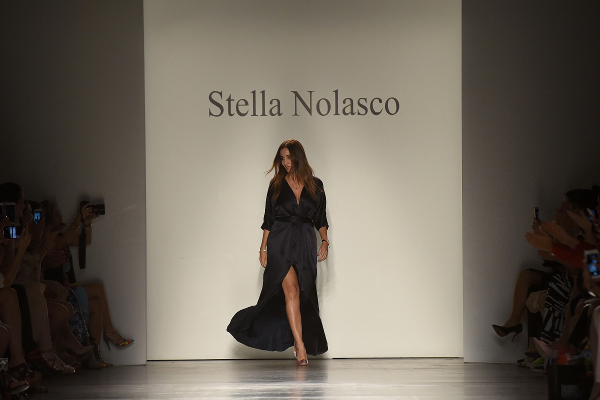 2015年9月17日讯,纽约,当地时间9月16日,2016纽约春夏时装周:stella n