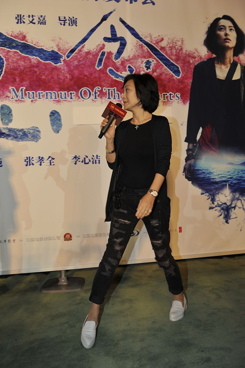 2015年04月14日,成都,电影《念念》宣传活动.张艾嘉,