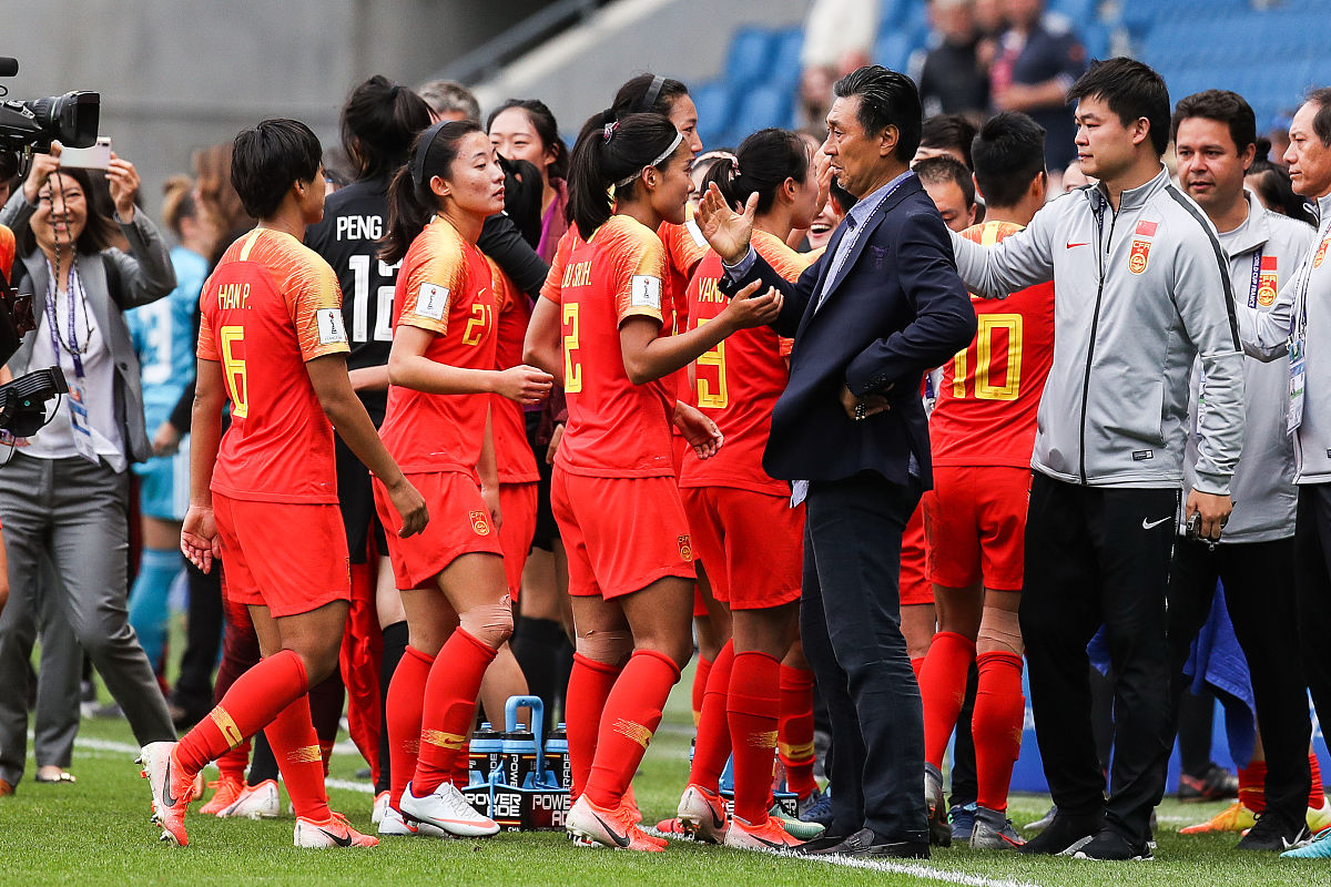 2019年6月17日,法国,2019女足世界杯小组赛<strong>b</strong>组,中国女足vs西班牙女足.