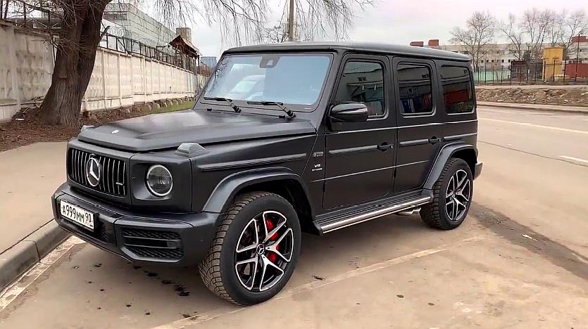 [图]预定的2020款奔驰AMG G63到货,开车上路那刻,才知道视野多霸气