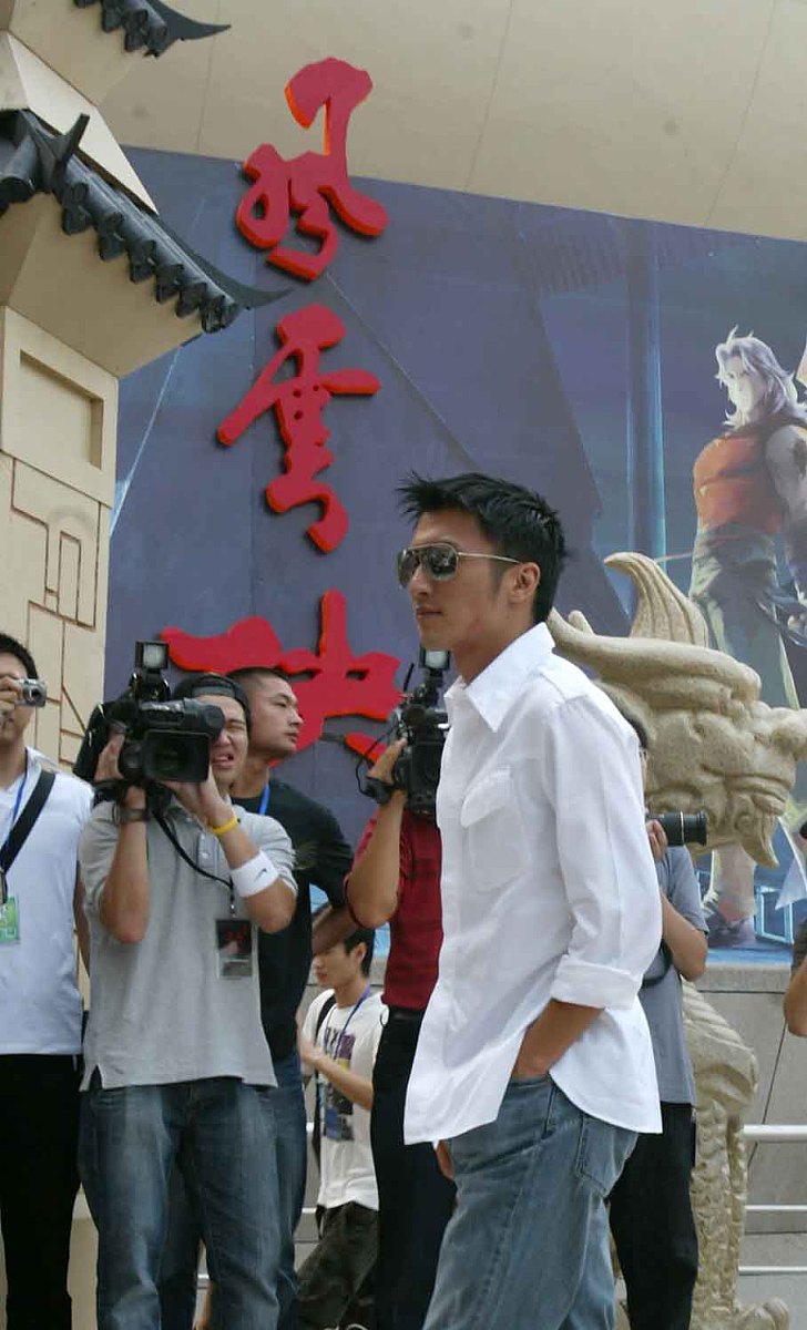 2008年7月16日,上海,动画电影《风云决》上海举办全球首映典礼.谢霆锋