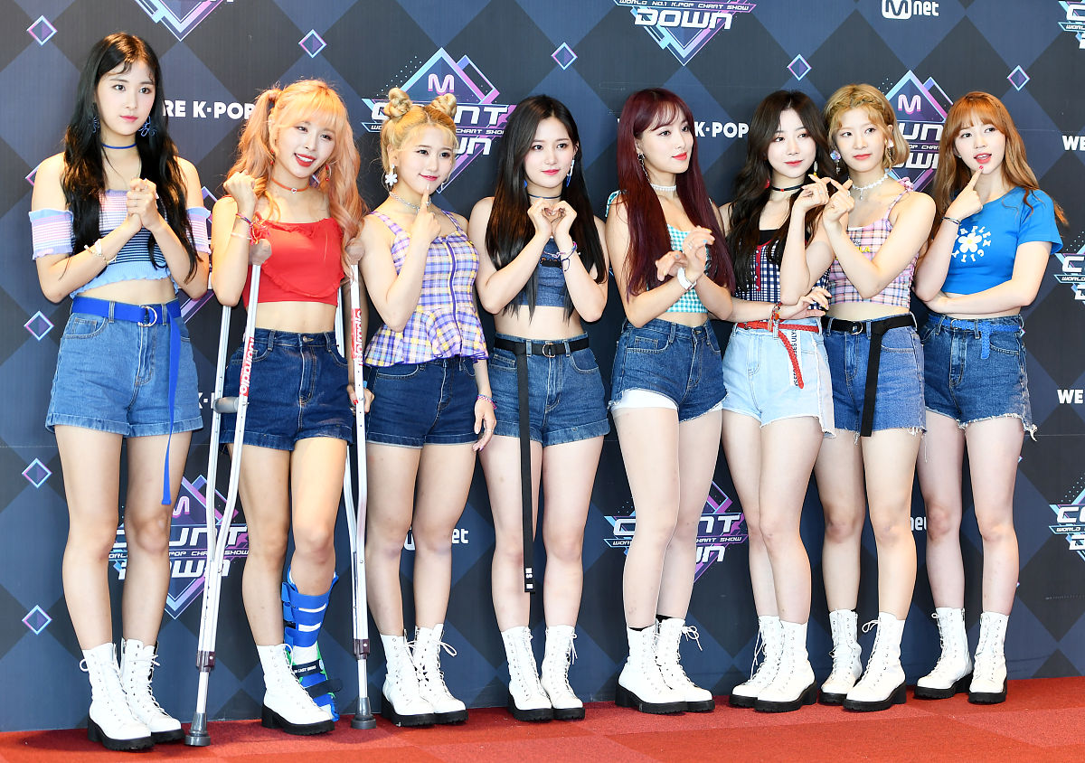 2019年7月18日,韩国首尔,明星参加节目《m! countdown》彩排.nature  