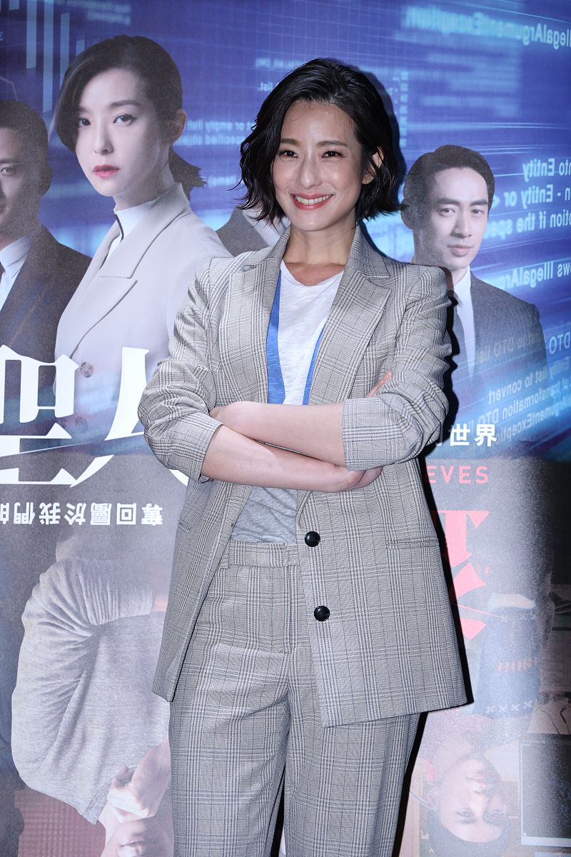 2019年10月15日,台北,明星出席电影《圣人大盗》 媒体茶会.赖雅妍