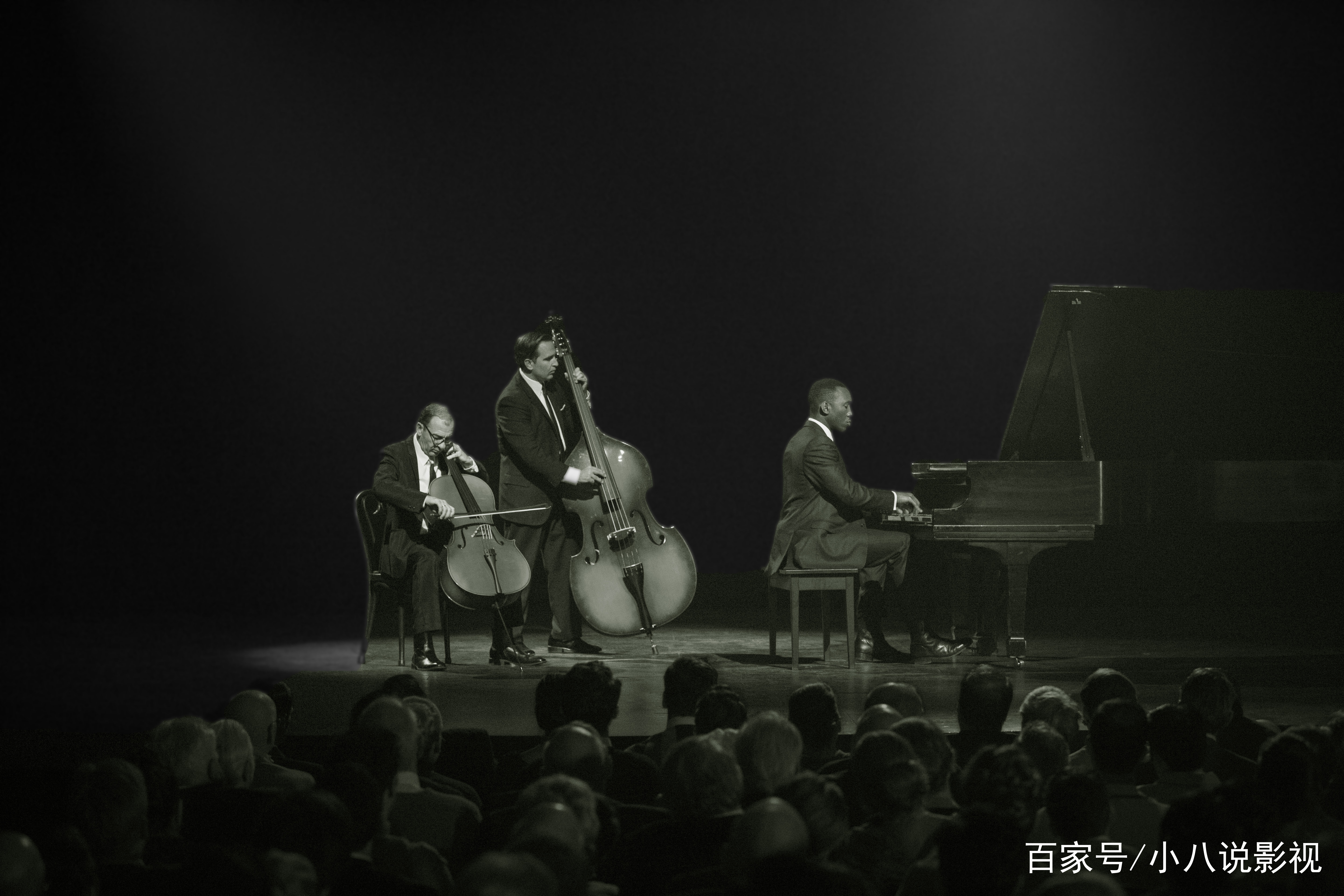 《绿皮书》一组黑白壁纸图,网友:超越种族的巡