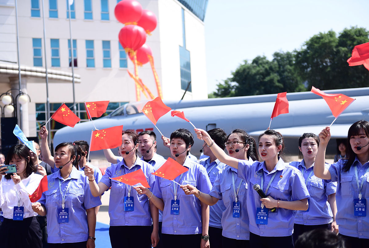 2019年7月4日,辽宁沈阳,走进"中国歼击机的摇篮"——航空工业沈阳片区