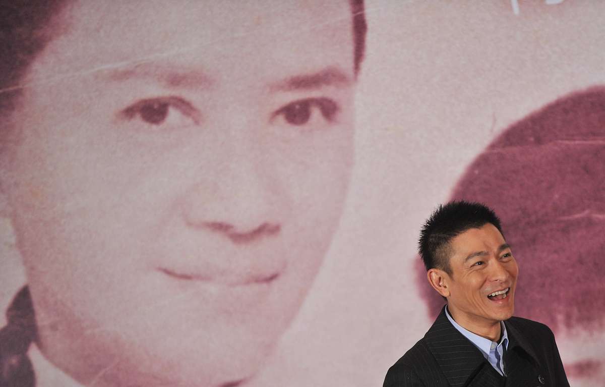 2012年2月13日,北京,电影《桃姐》记者会.***_***刘德华+++_+++桃姐