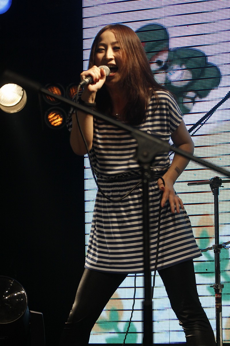 2011年7月31日,北京,由某牌子啤酒主办的"虎啤跨艺界乐队龙虎榜"第二