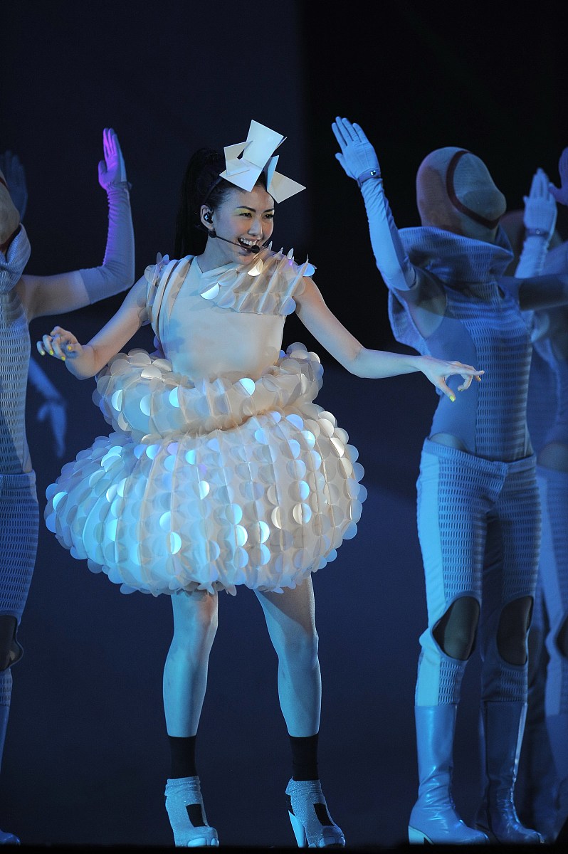 2010年8月28日,北京,孙燕姿《答案是》北京演唱会在首都体育馆举行.  