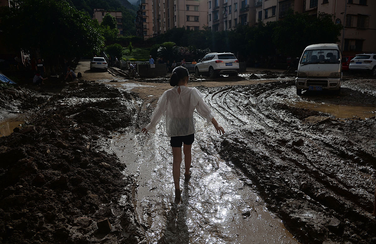 2018年5月22日,四川乐山遭遇特大暴雨.(如需下载使用,请务必署名:成都